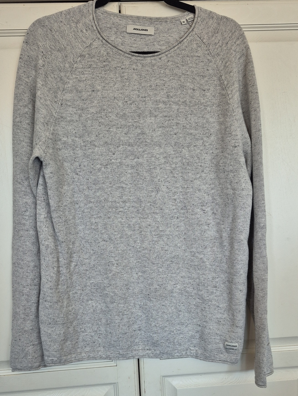 Jack & Jones Light Heather Gray Crewneck Sweater